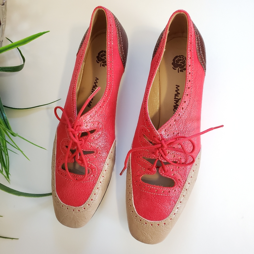 Vintage Maliparmi retro shoes sz37 - Picture 3 of 10